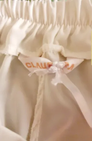 Pantaloni Palazzo Bianchi Eleganza Minimal