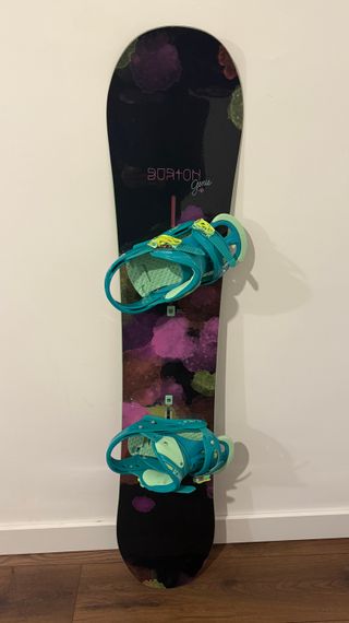 Tabla Snowboard Burton + Fijaciones + Funda