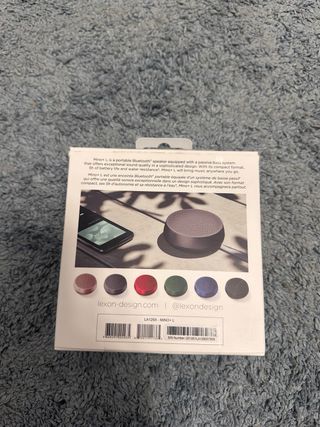 Lexon Mino+ L Speaker Portatile Bluetooth Grigio