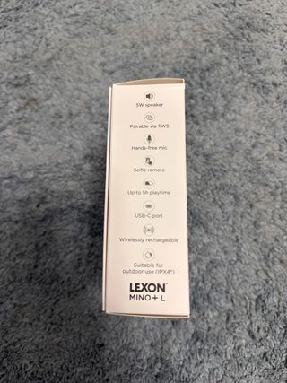 Lexon Mino+ L Speaker Portatile Bluetooth Grigio