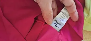 Falda pantalón Naffta rosa y negra