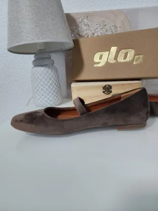 Bailarinas de terciopelo y piel