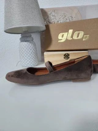 Bailarinas de terciopelo y piel