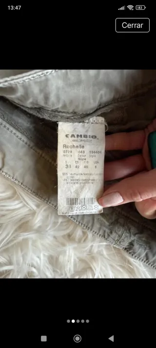 Pantalones cargo verde militar