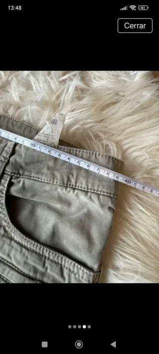 Pantalones cargo verde militar