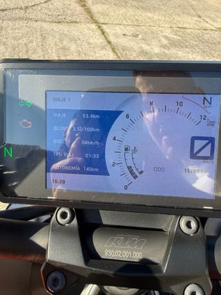 KTM Duke 2018 Naked Negra y Naranja