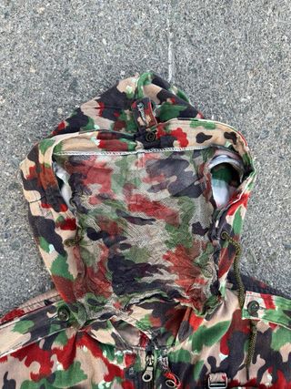 1972 Chaqueta Parca Combate Swiss Army Multipocket