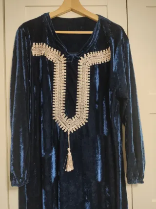 Vestido Marroquí Azul Talla Única