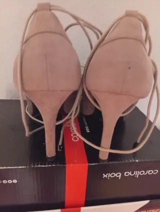 Zapatos de tacón Carolina Boix beige/marrón