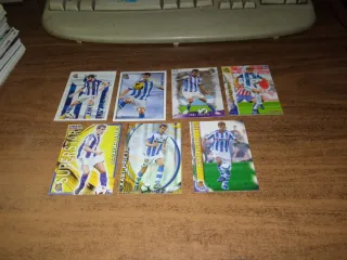 Cromos fúttol Real Sociedad de 2010 a 2016