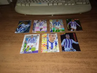 Cromos fúttol Real Sociedad de 2010 a 2016