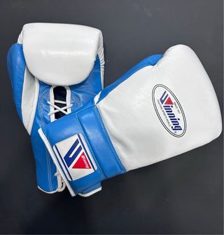 Guantes de Boxeo Winning Blancos y Azules