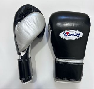 Guantes de Boxeo Winning Blancos y Azules