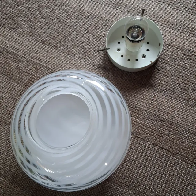 Lampadario Murano design anni '70