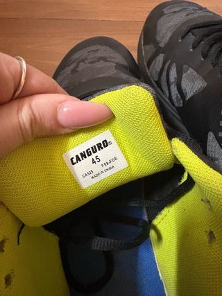 Scarpe Canguro uomo nere e grigie