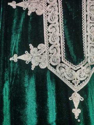 Vestido Marroquí Verde Talla Única