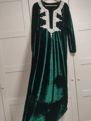 Vestido Marroquí Verde Talla Única