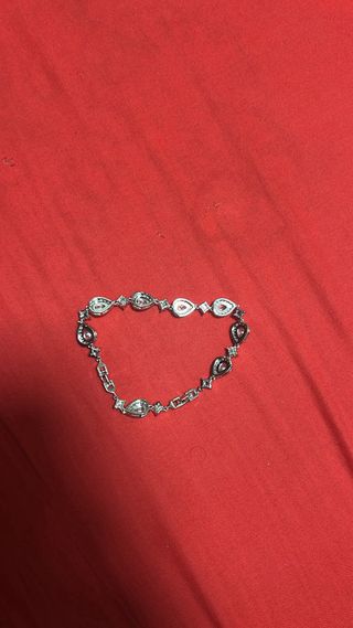 Bracciale con zirconi a goccia