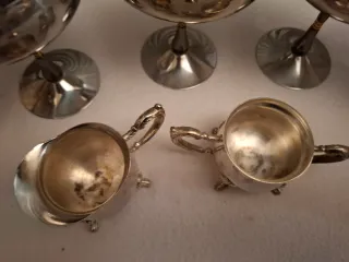 Set Bicchieri Acciaio ,caraffe piccole dimensione