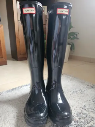 Botas Hunter Charol Negro Talla X