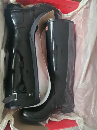 Botas Hunter Charol Negro Talla X
