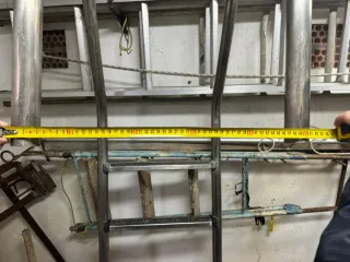 Escalera piscina 5 peldaños