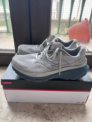 Saucony Guide 18 Zapatillas Correr Gris/Azul