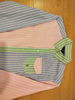 Camisa Polo Ralph Lauren a rayas en Colores pastel