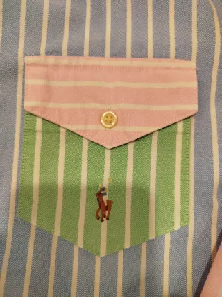 Camisa Polo Ralph Lauren a rayas en Colores pastel