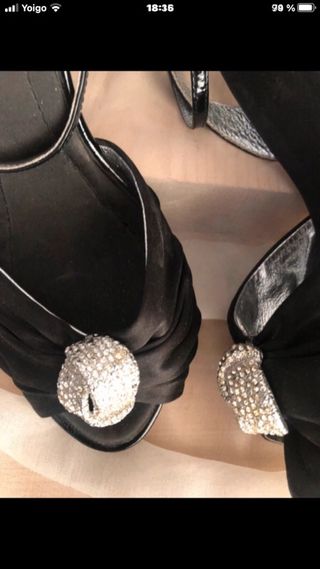 Sandalias Roberto Botella Tacón Negro