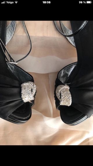 Sandalias Roberto Botella Tacón Negro