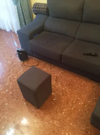 Sofá Chaiselongue gris marengo