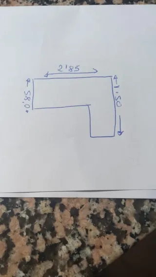 Sofá Chaiselongue gris marengo