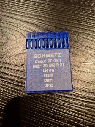Agujas Industriales SCHMETZ. 100 unidades.