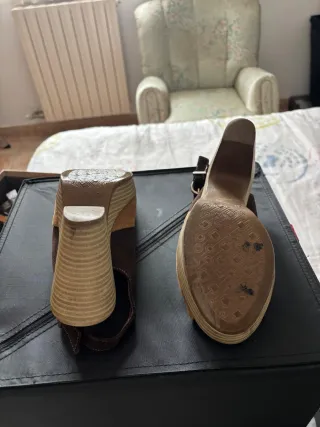 Sandalias TAVE Bcn Ante Bicolor Talla 38