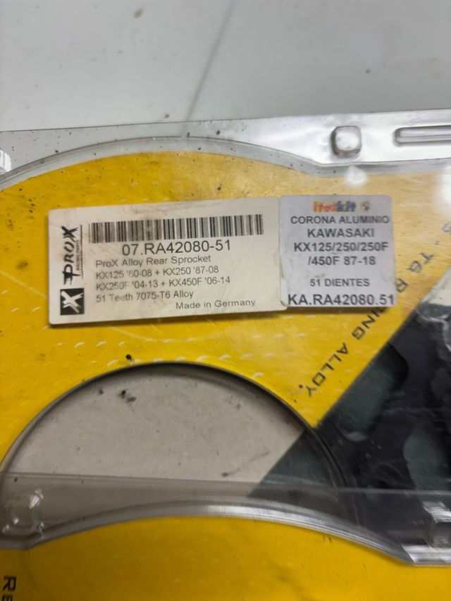 Coronas Kawasaki KXF 250 Superprox