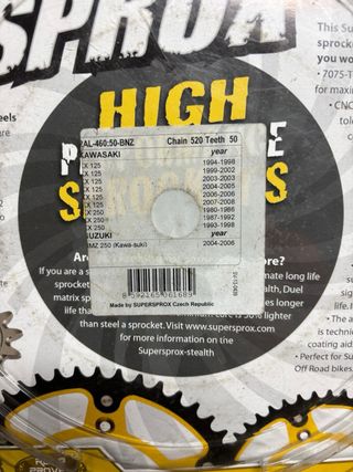 Coronas Kawasaki KXF 250 Superprox