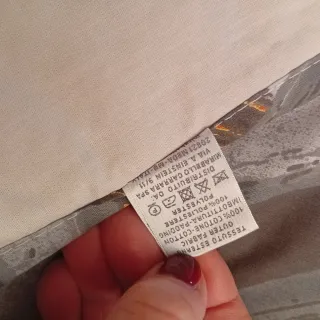 Plaid copriletto fantasia grigio e arancio