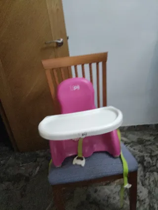 Trona infantil para silla de comedor