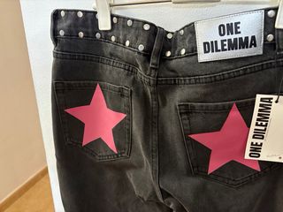 One Dilemma Jeans Talla 36 Negro