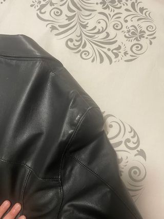Chaqueta de cuero cuiropolis Negra Talla L