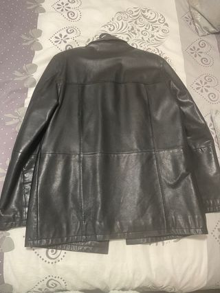 Chaqueta de cuero cuiropolis Negra Talla L