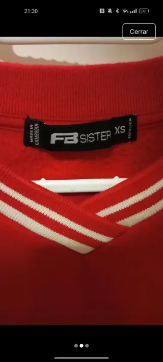 Sudadera Chicago Vintage Roja