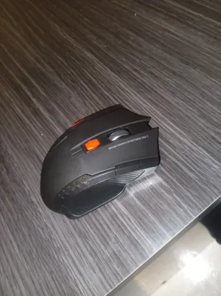 Ratón Inalámbrico PC/PlayStation Negro/Rojo