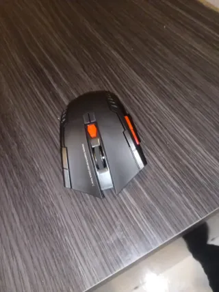 Ratón Inalámbrico PC/PlayStation Negro/Rojo