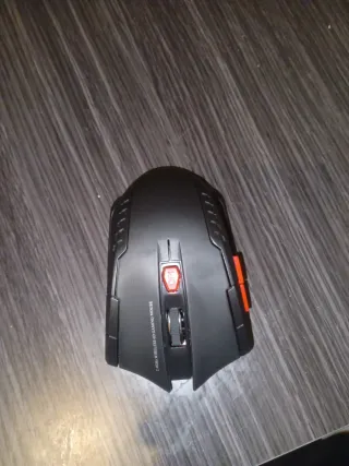 Ratón Inalámbrico PC/PlayStation Negro/Rojo