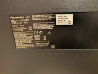 TV Panasonic 40 Smart TV Negro