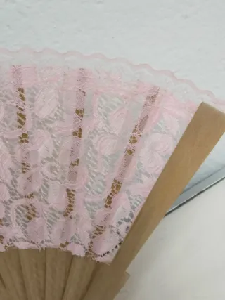 Lote de 3 abanicos decorativos