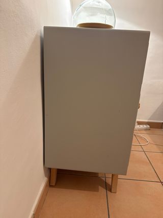 Cómoda 3 cajones madera con tiradores de zara home