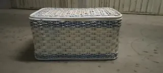 Baúl mimbre infantil circo